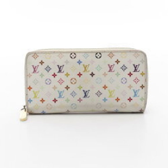 Louis Vuitton Zippy Wallet long canvas Multicolor white - Picture 1 of 8